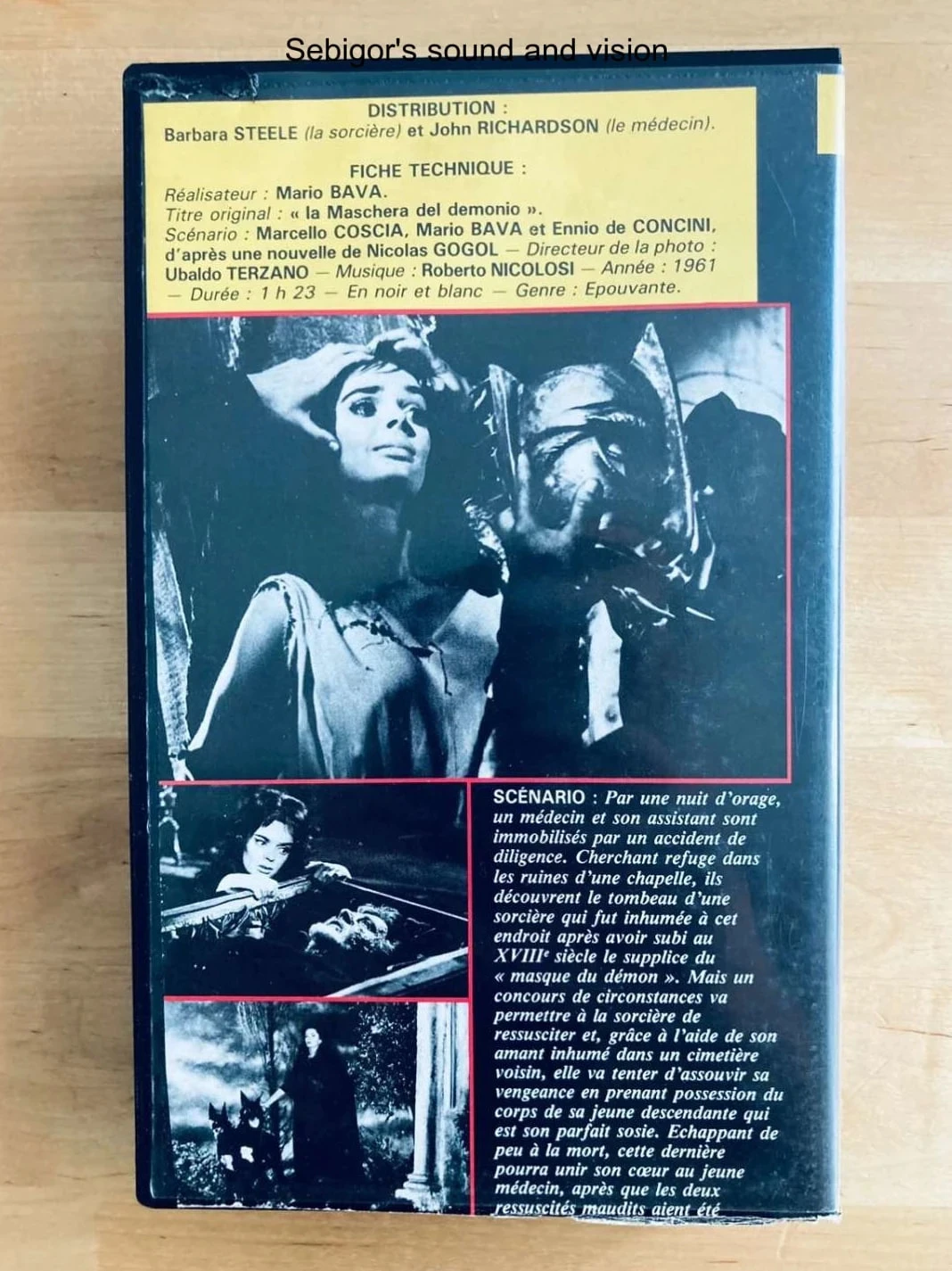 VHS cassette The Mask of the Demon by Mario Bava. – photo 3